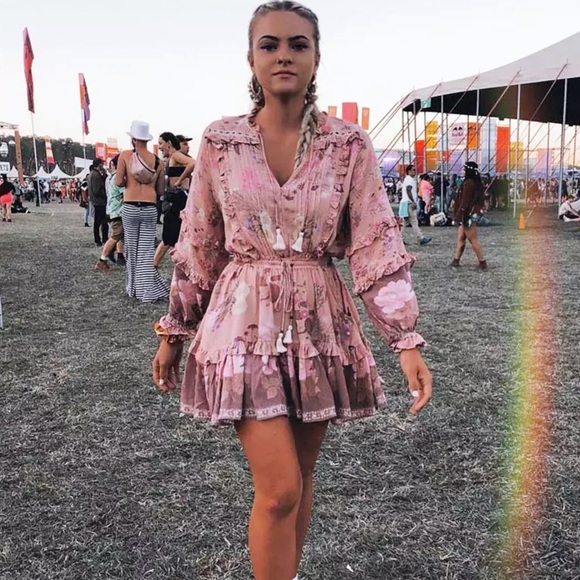 SHEBA-Boho Chic Ruffle Detail Dress - Picture 3 of 9